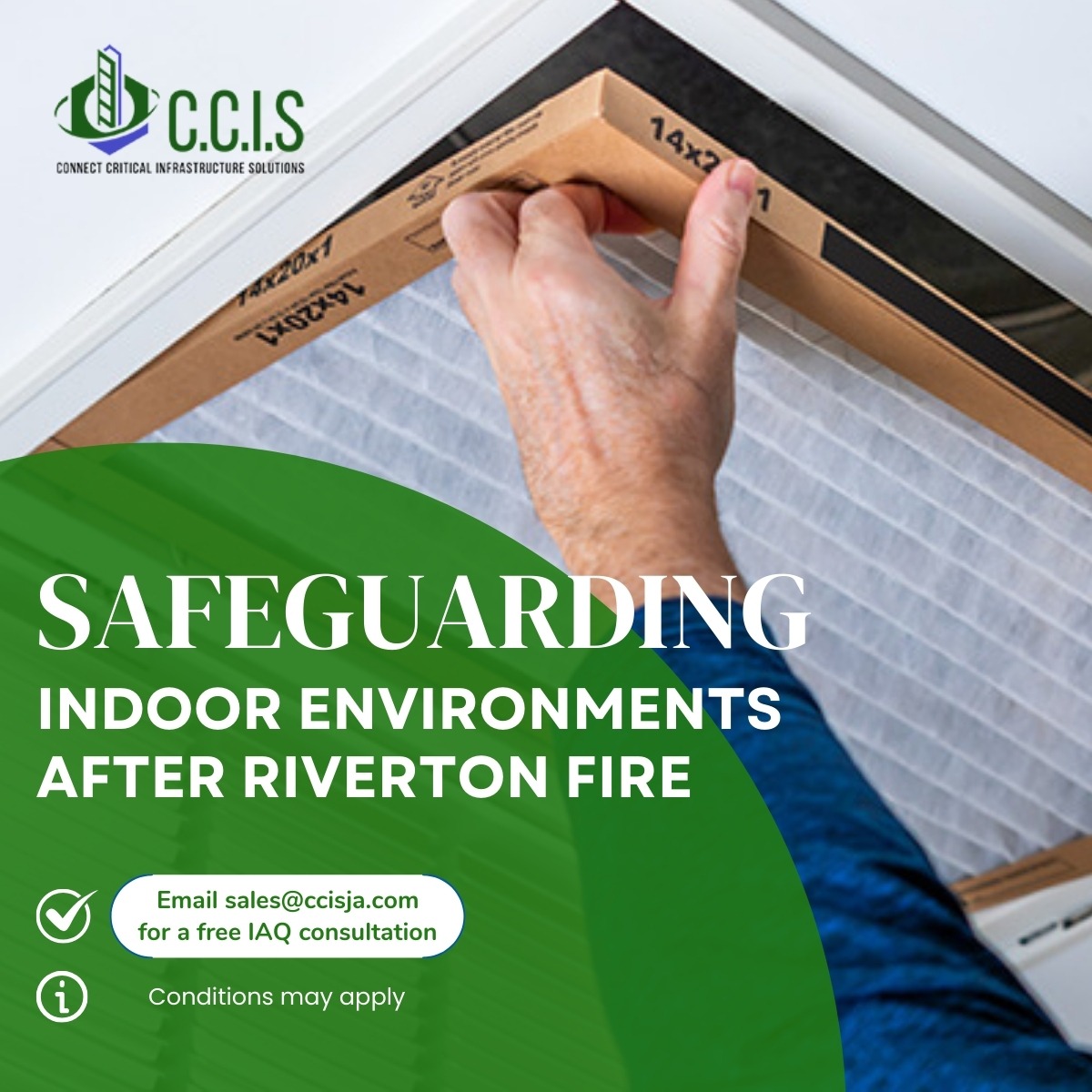 After the Riverton City dump fire, ensure indoor air quality. Equip cooling units with MERV-rated filters to remove pollutants. Let's breathe easier indoors!🍃
✅Visit our website: ccisja.com
✅Read Article: jamaicaobserver.com/2024/04/09/riv…
#RivertonFire
#CCIS