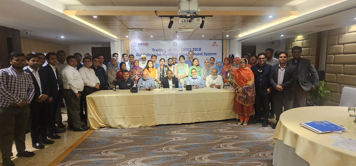On the path toward @WHO ML3, @USAIDGH-funded PQM+ works to keep medicines quality management systems in #Bangladesh accountable to rigorous international standards through building the auditing capacity of @DGDA_Bangladesh. #HealthSystems