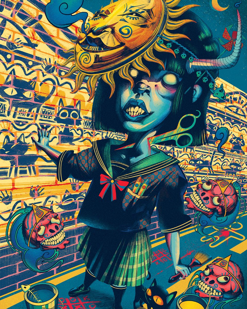 DisenadoresCO's tweet photo. "Illustration - Oni." por feelf1sh #Bogotá #diseñocolombiano #diseñocolombia #diseñadorescolombianos #art #artwork #ConceptArt #DigitalArt #DigitalPaint #surreal #ilustradorescolombianos #Colombiailustrada https://t.co/Rx6foAYlx0