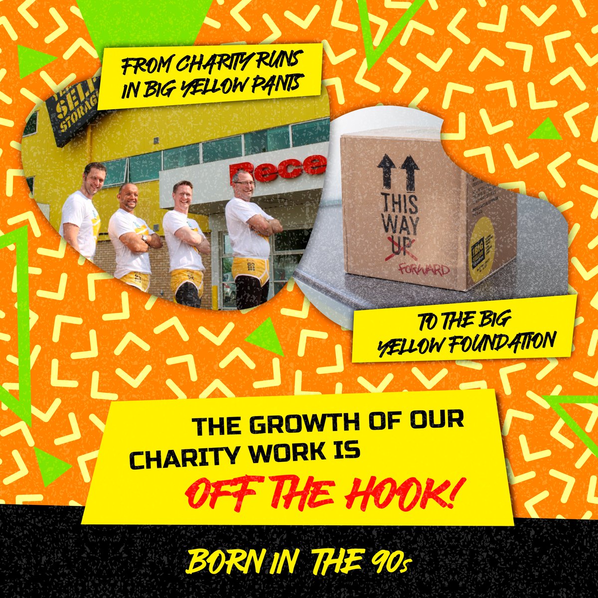 We are big on giving back to the local communities we operate in, with our stores supporting over 150 charities. In 2018 we took this a step further and launched the Big Yellow Foundation, working with seven charity partners to help vulnerable adults get back into work.👏💛