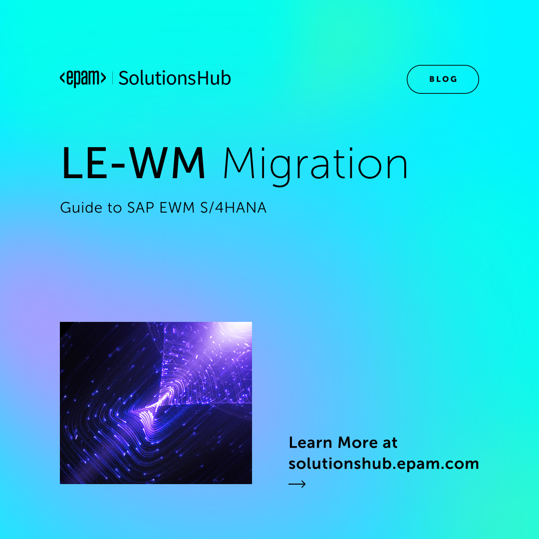 EPAMSystems's tweet image. Migrating from LE-WM? We analyze options &amp;amp; highlight #SAPEWM S/4HANA&apos;s potential for a future-proof warehouse! epamsys.co/3UuwTY6 #SAP #LEWM #EWM