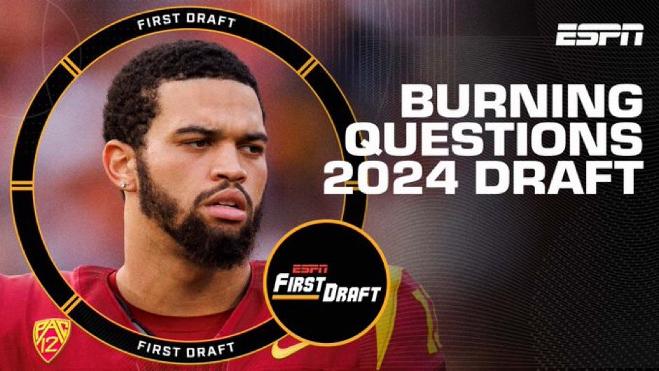 New First Draft with @MelKiperESPN: Burning questions during draft week 📺: youtube.com/live/yrvM76CSz…