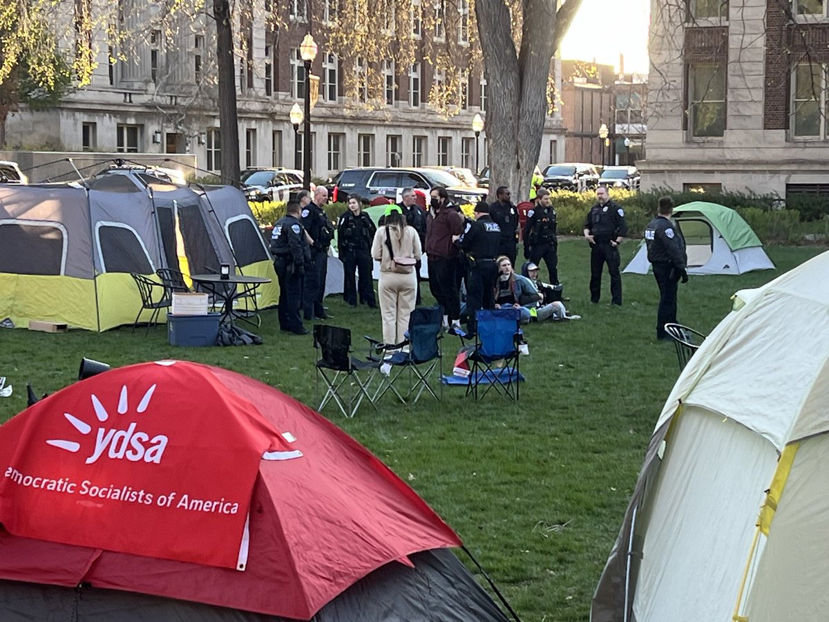 THE UMN IS ARRESTING STUDENTS FOR OPPOSING GENOCIDE