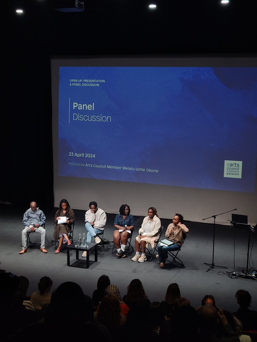 “now having it on paper shows it's systemic issues, you're not going through this by yourself “ Really great discussion with our Panel Chaired by Melatu-Uche Okorie And artists; Joe Odiboh Esosa Ighodaro Dafe Orugbo Ashley Chadamoyo Makombe Aisha Bolaji