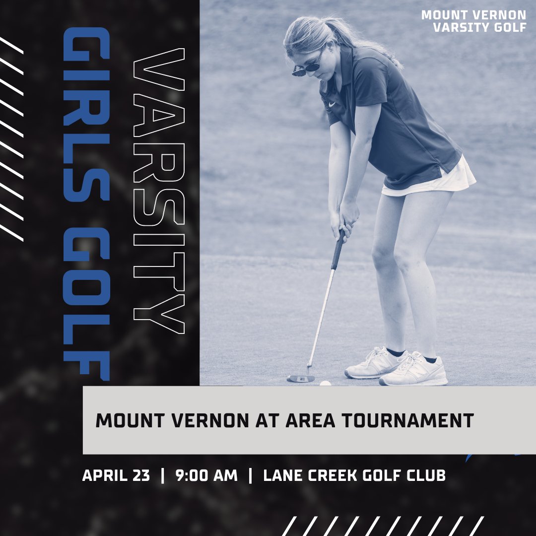 MV_Athletics's tweet photo. All the best to our Varsity Boys and Varsity Girls #MVgolf teams today at the Area Tournament!

Go Mustangs!

#MVathletics #ImAMustang @TheMVSchool https://t.co/T0GuitKcrn