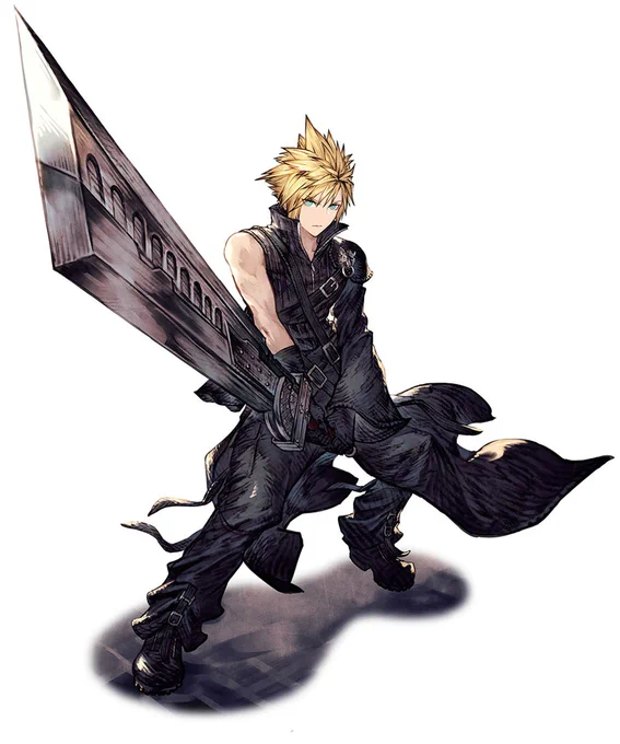Official art | War of the  Final Fantasy Brave Exvius - Cloud  Ryoji Ohara 