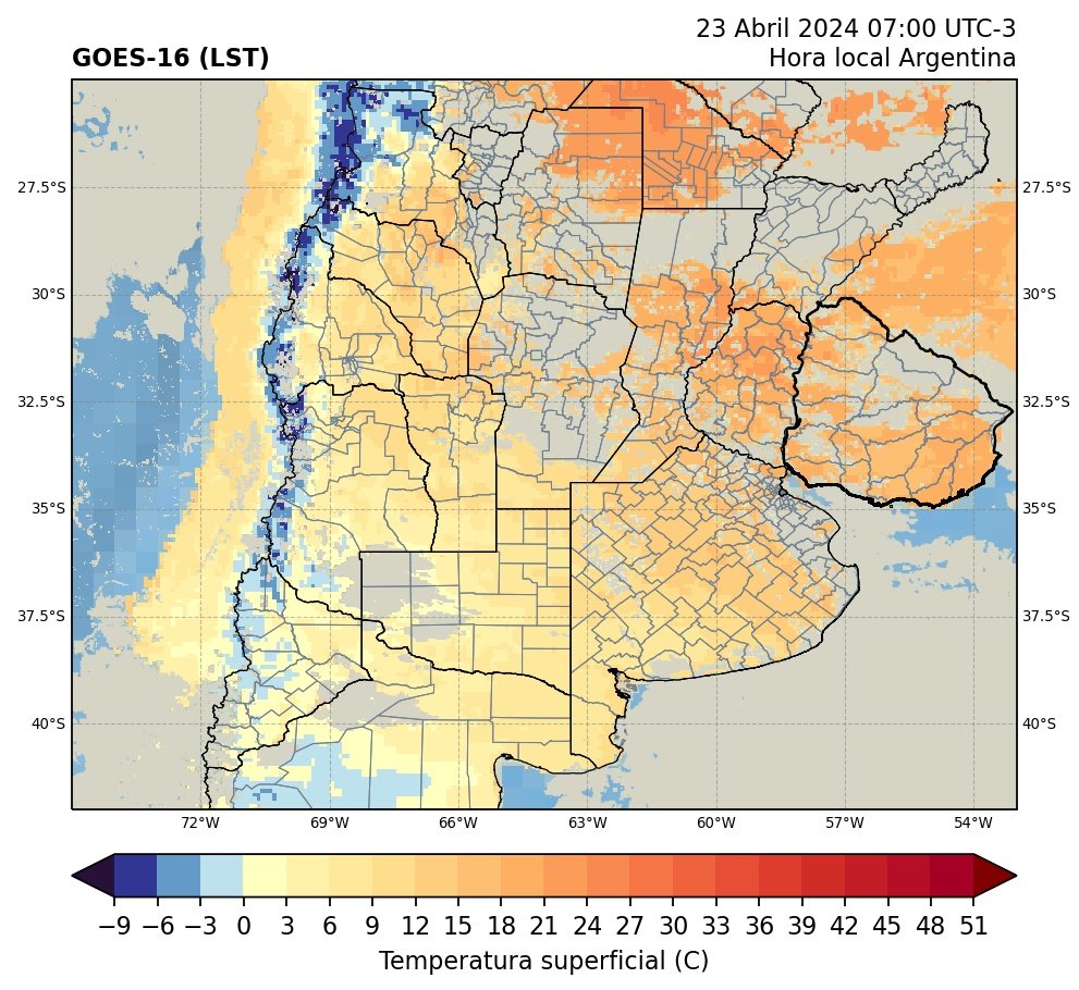 #Martes 📡🛰️🔮👉🌡#Temperaturas mínimas del 23/04/24 #suelos #BahiaBlanca #BuenosAires #LaPampa #SantaFe #Argentina #Uruguay #Paraguay #Brasil