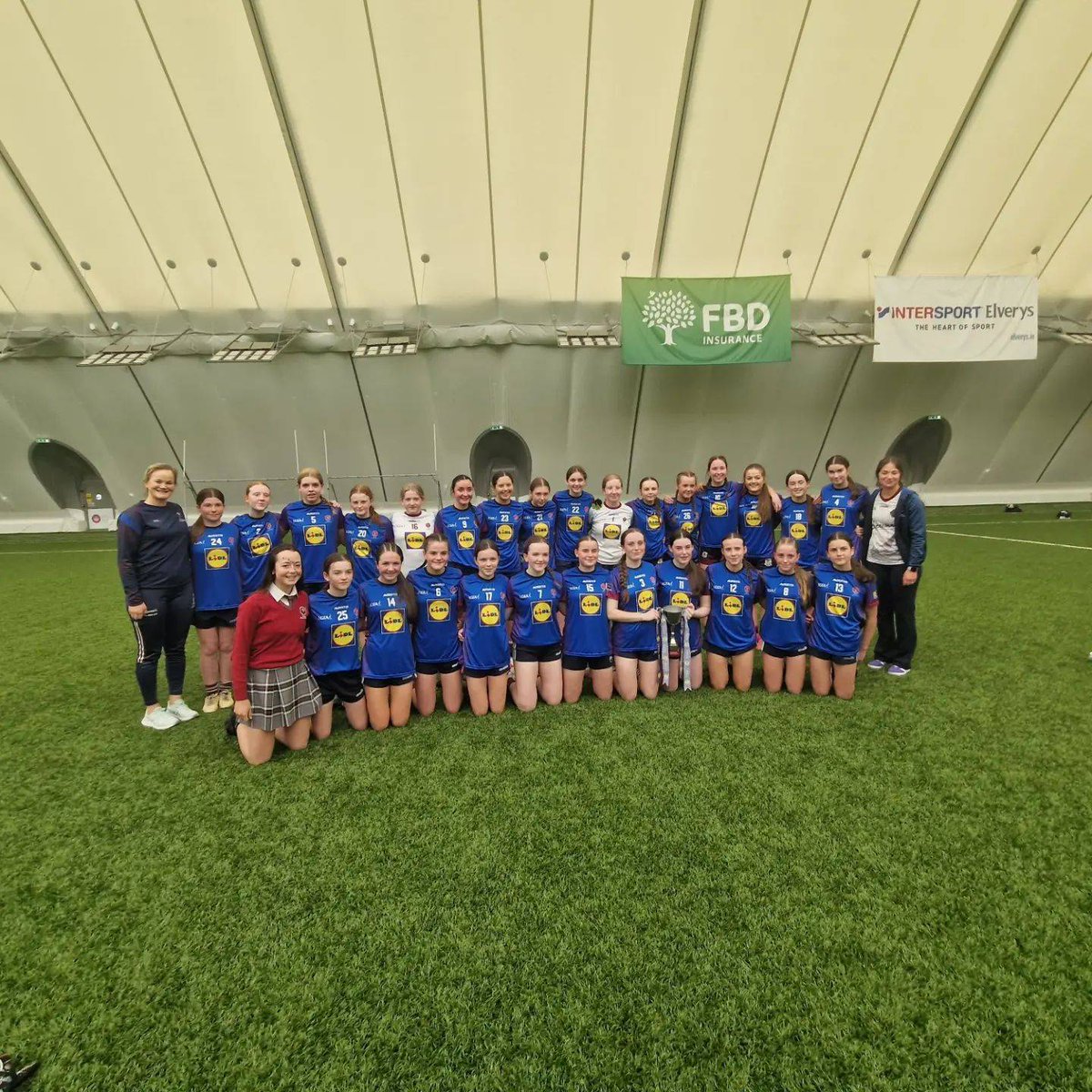 ClaregalwayColl's tweet photo. Connacht U14A Champions. Congratulations ladies. Super performance and some amazing football played. https://t.co/s7UUTKpJzW