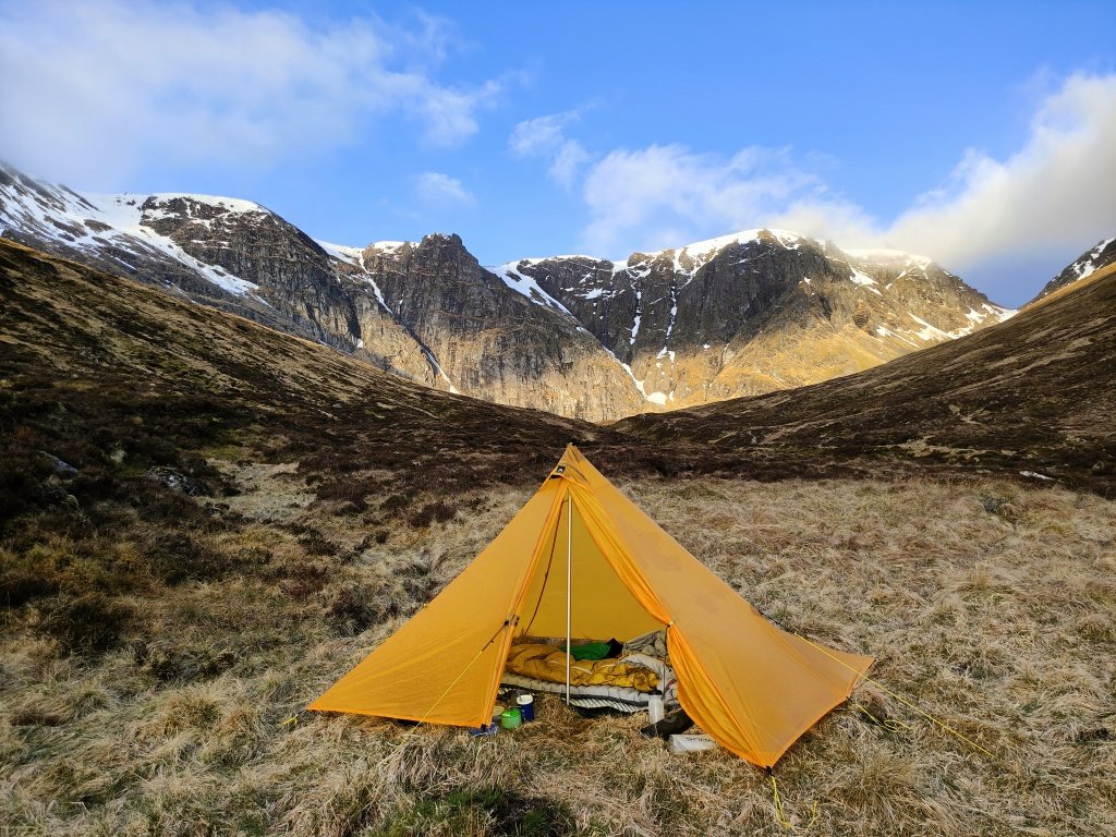 Camp this morning. #wildcamping #scottishhighlands