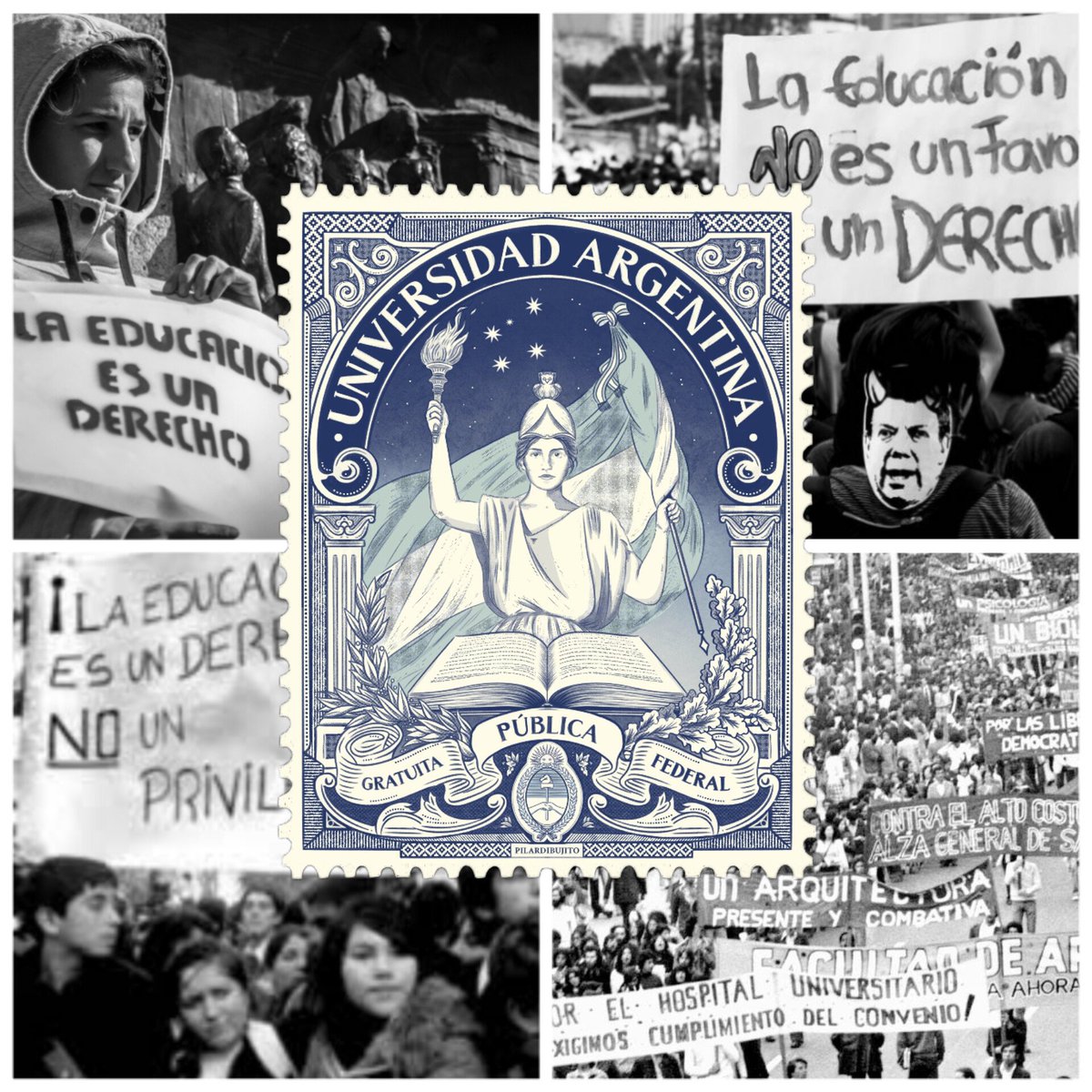 Jesica63227529's tweet photo. Hoy, como ayer.
El pueblo en lucha✊🏻
#MarchaFederalUniversitaria https://t.co/tOvUxcR2d4