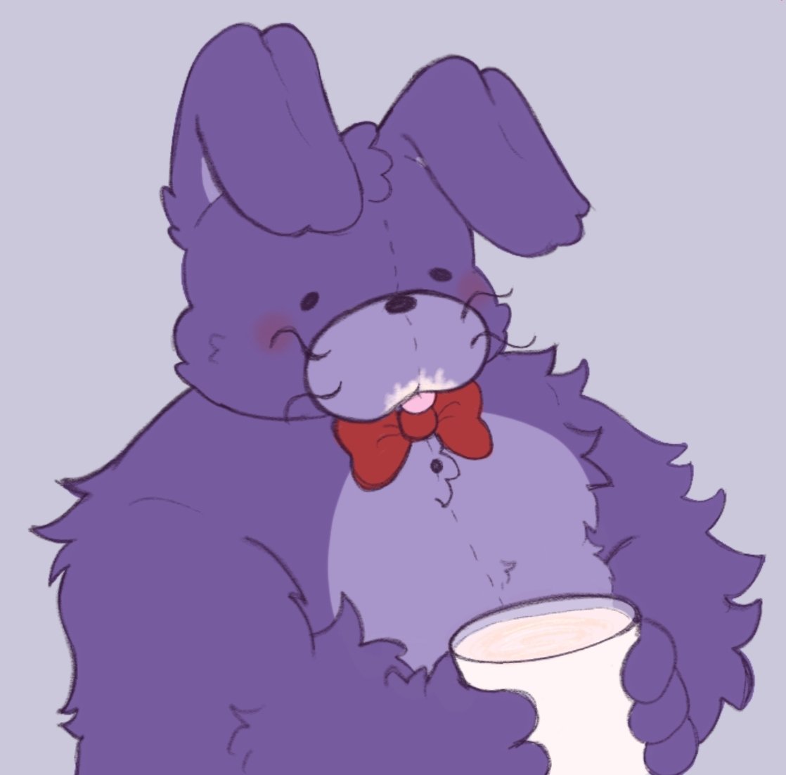 I know he drank a milk #fnaf #fivenightsatfreddys #fnaffanart #bonnie #bonniethebunny #bonniefnaf #bonniefanart