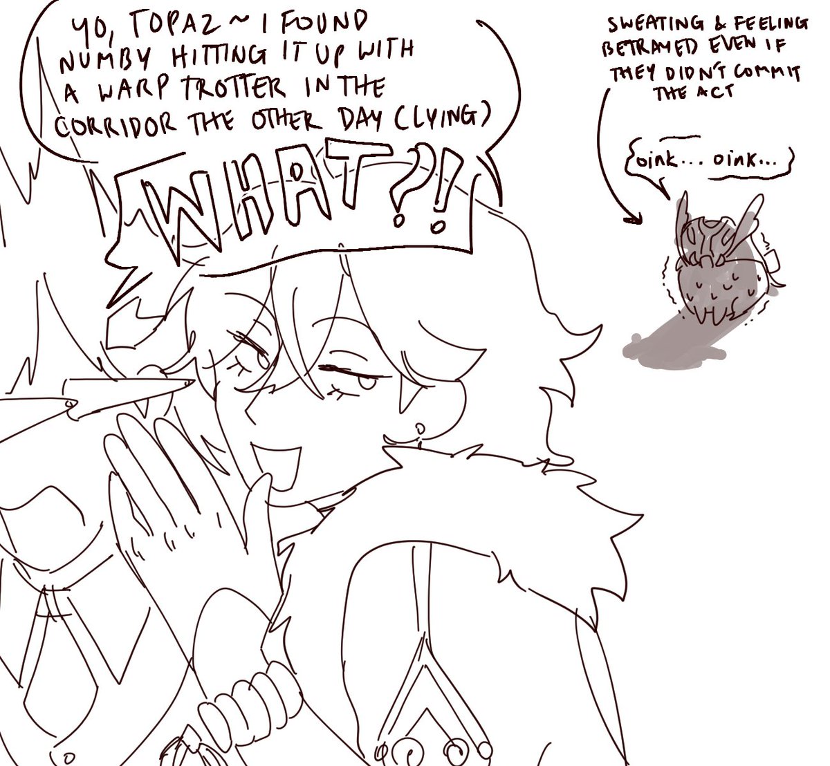 starie_mmm's tweet photo. ip3 best friends pt2 lmao #DrRatio #Topaz #Aventurine https://t.co/Y3mIHWAo2E