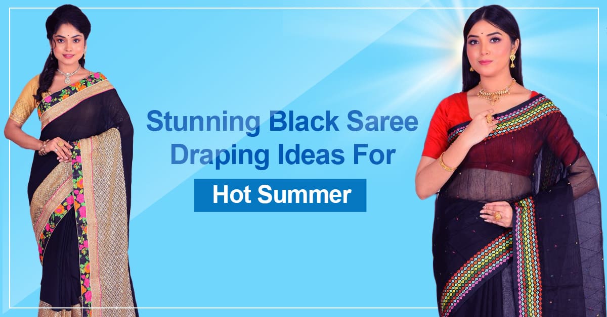 Discover some awesome ways to drape your #blacksaree elegantly this #summer. Beat the heat with these stunning and trendy black #saree draping ideas. Click Here👉 bit.ly/44bmxzy
.
.
#SareeTwitter #sareelove #sareebeauties #sareefashion #Clothing #styles #AMMK #BlackLove
