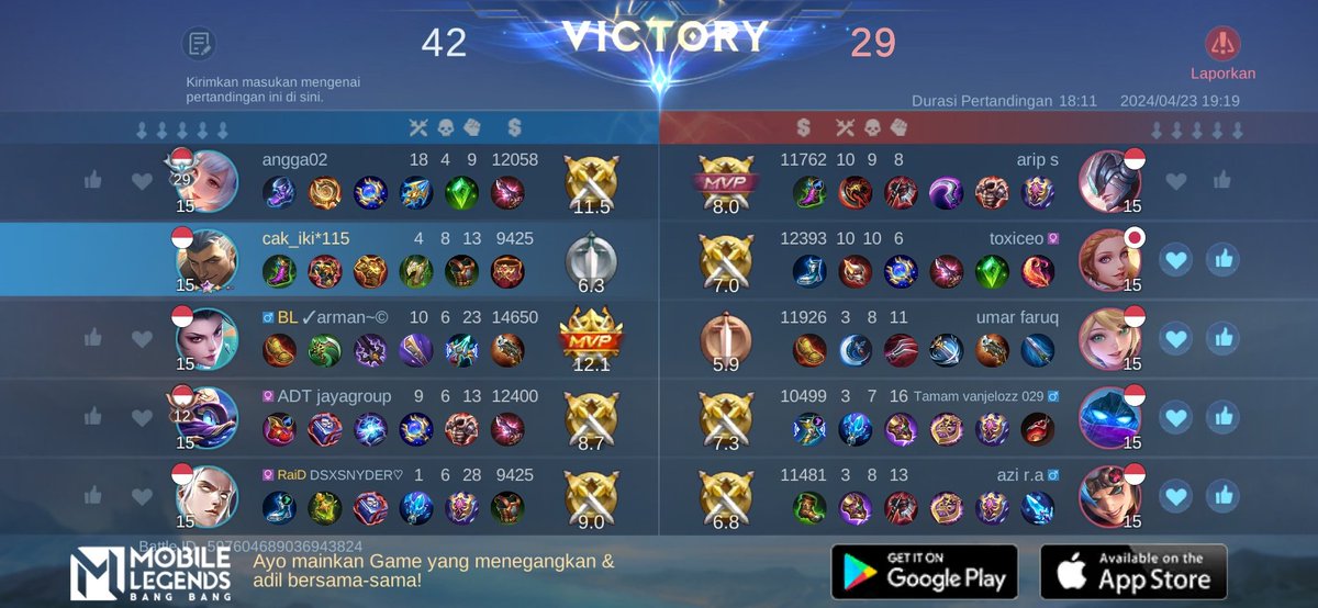 anam609's tweet photo. Ayo bergabung dengan tim saya, tantang semua Player MOBA terbaik bersama! 
https://t.co/wM9zkL33ZI https://t.co/HcmwH703O6