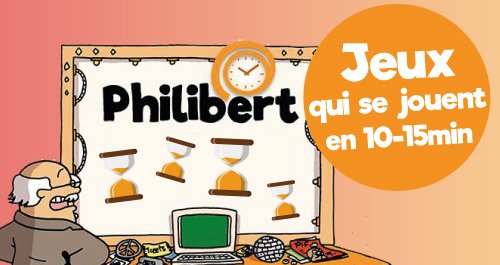 Sélection : 10 jeux qui se jouent très rapidement (en 10-15 min) ➡️ philibertnet.com/fr/blog/articl…