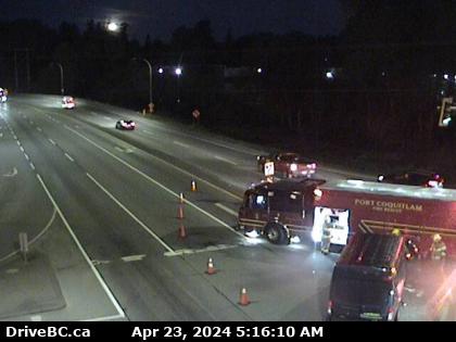 5:24 - #PortCoquitlam - There's a multi vehicle collision along the Mary Hill By-Pass #BCHwy7B at Broadway St. Westbound Mary Hill traffic is blocked until further notice #1130Traffic @CityNewsVAN @sonicradio Pics @DriveBC