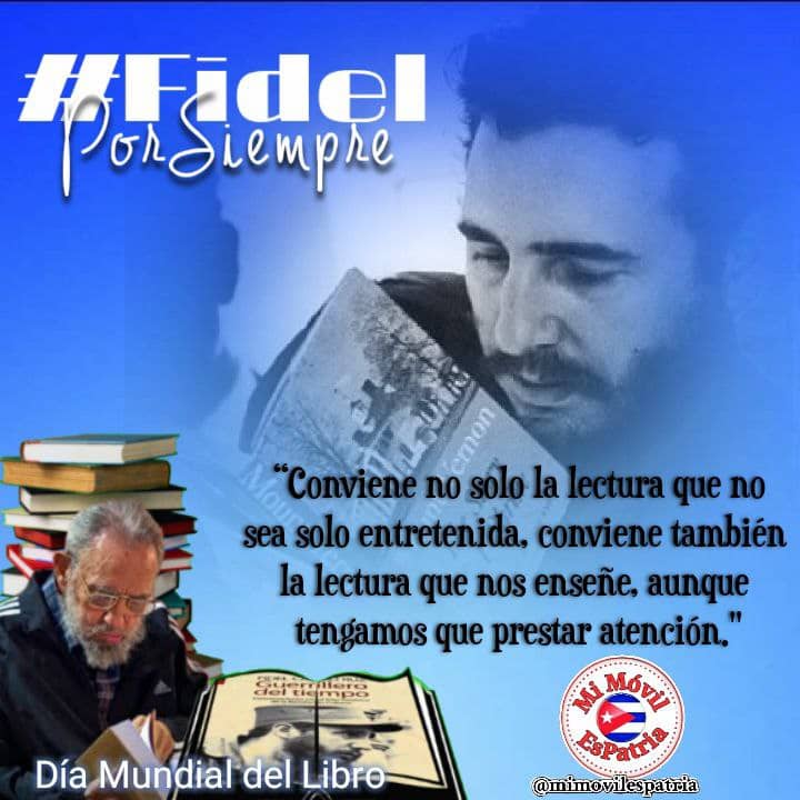 '(...) Nosotros no le decimos al pueblo cree, le decimos al pueblo lee!' . #CubaEsCultura #FidelPorSiempre #PinardelRío
