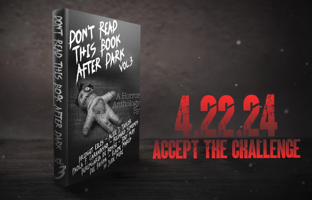 Do you think you can survive the night?
Buy now!
books2read.com/DRTBAD3
.
 #bookstagram #horror #drtbad #anthology #horroranthology #horrorshort #horrorshortstories #anthologyshorts
