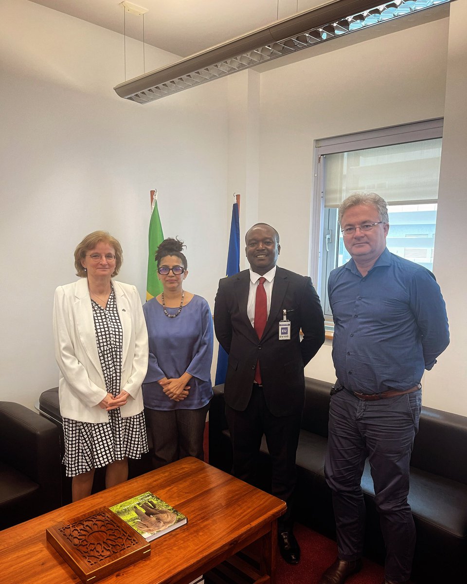 Had a wonderful meeting with Amb. Christine Grau, European Union Ambassador to TZ  &amp; the EAC alongside Deputy Head of Mission, Emilio Rossetti. It was an insightful discussion highlighting opportunities for collaboration and growth in TZ.
