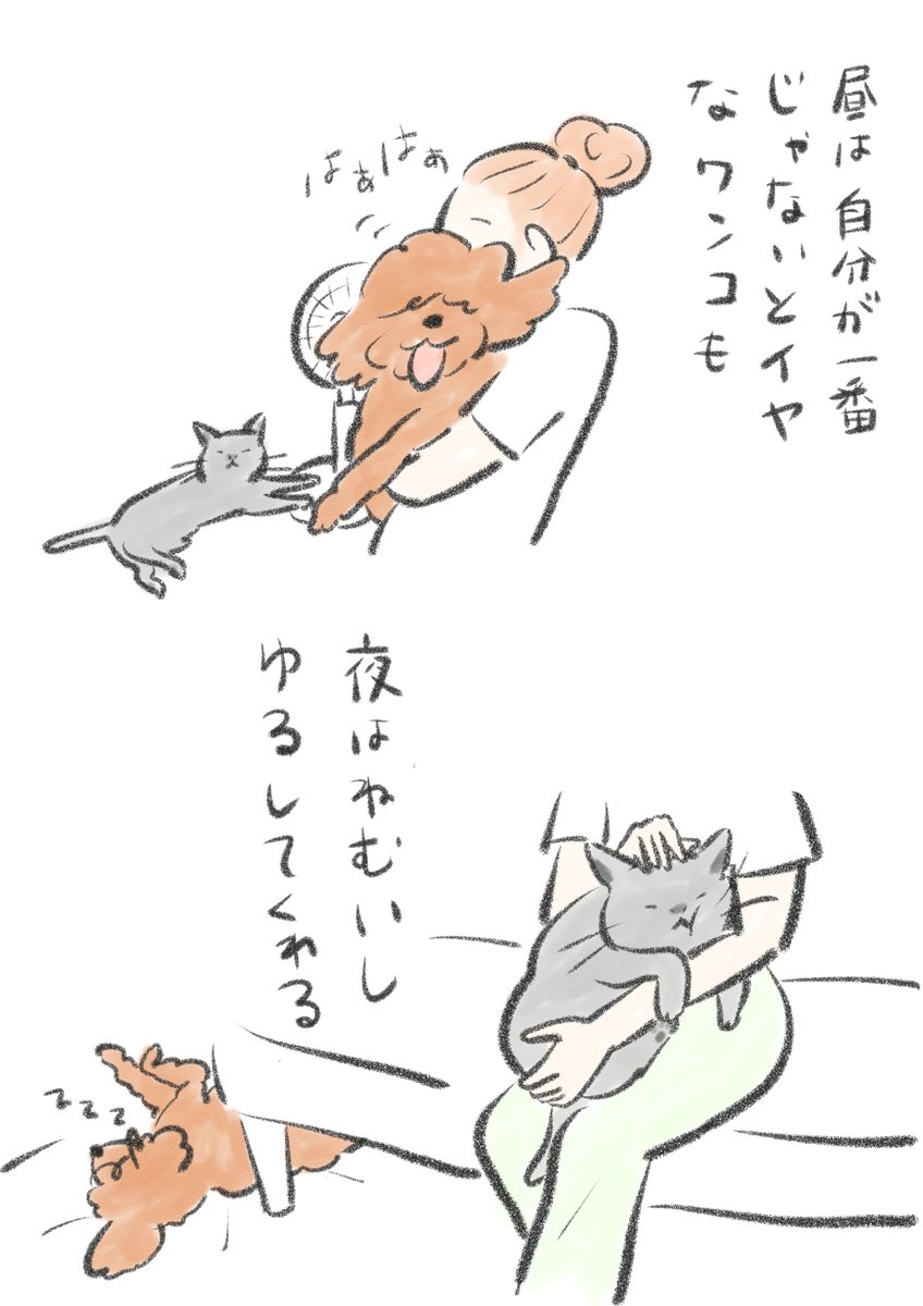 一緒に暮らしてるとなんだかんだうまくおさまってくれる。 