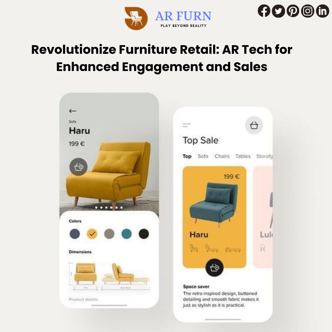 Revolutionize your furniture retail game with our cutting-edge AR application! Elevate engagement and sales with innovative technology. 🛋️✨
.
#ARFurniture #RetailInnovation #AugmentedRetail #TechSavvyRetail #FurnitureRevolution
#ARMarketing #VirtualShopping