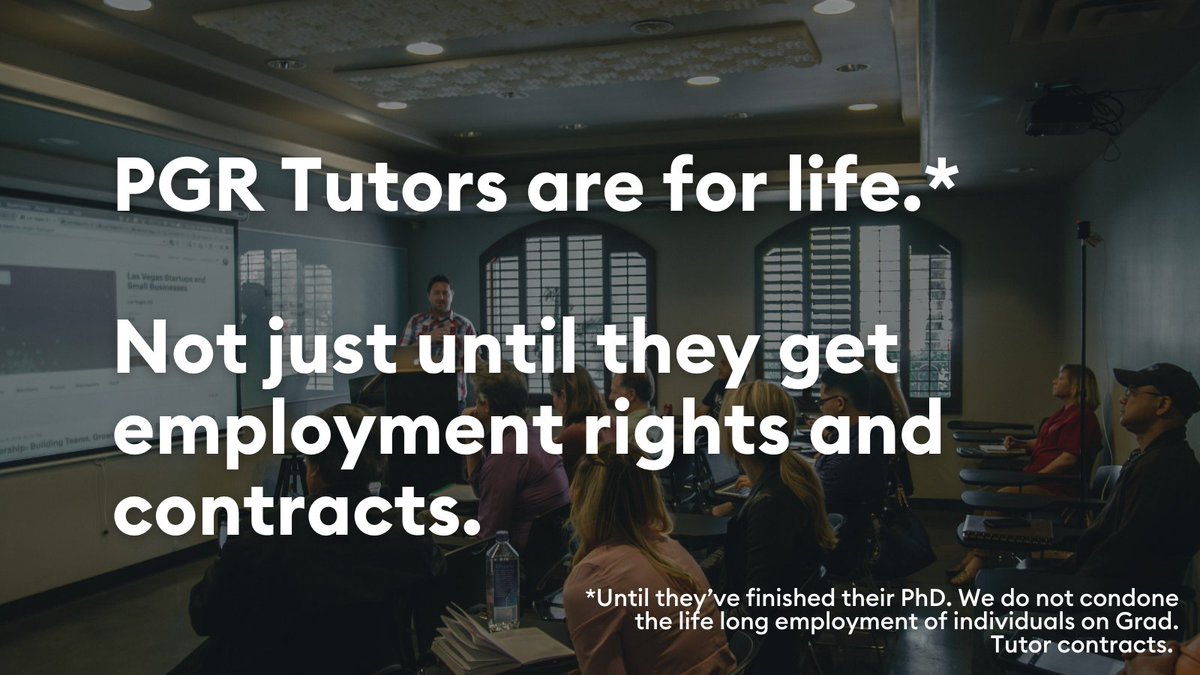 Despite calls to reinstate PGR tutor opportunities in @CUSocSci, the School stands by its decision to rob their PGRs of income and experience. Interesting that less than a year after securing proper contracts the School no longer wants to employ PGRs to teach...🤔 🧵1/4