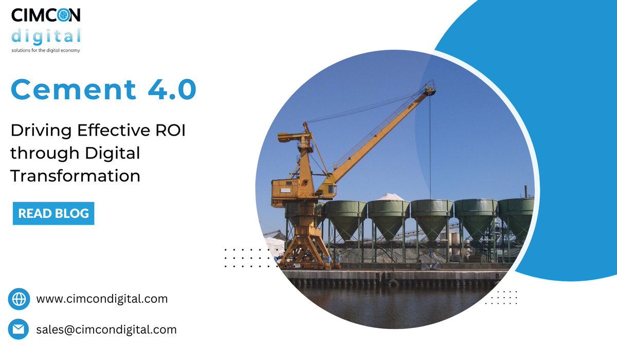 Discover Cement 4.0: bit.ly/4b1YHIE

Innovating the Cement Industry
Explore how predictive maintenance, advanced analytics, and IoT are reshaping cement production for better ROI and sustainability.
#CementIndustry #DigitalTransformation  #Industry4_0 #Innovation