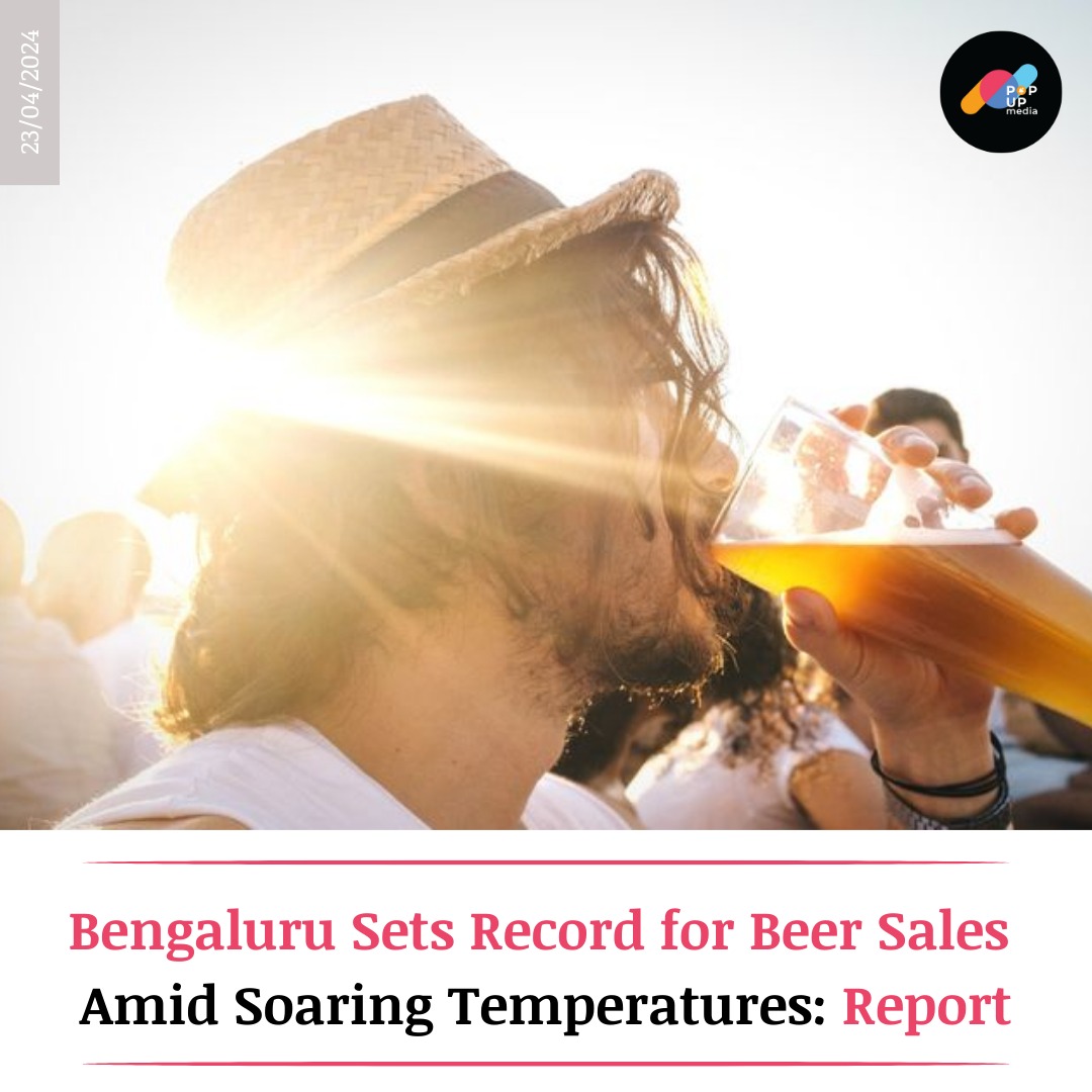 According to reports, while 38.6 lakh boxes of beer were sold in April 2023, this year has witnessed an unprecedented 23.5 lakh boxes sold within the first two weeks of the month alone.
.
.
#popupmedia #BengaluruSouth #BeerSales #RecordBreaking #SummerSips #ThirstyCity #banglore