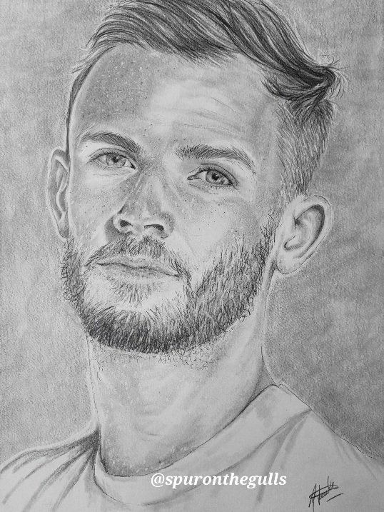 It's not my best attempt at drawing/sketching, but here he is @Madders10 James Maddison of @SpursOfficial #jamesmaddison #COYS #THFC I'm trying to get myself back into drawing....