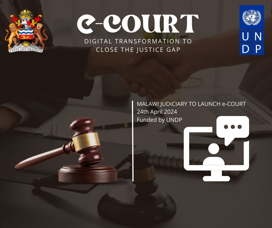 Tomorrow, Malawi will unveil its digital journey to bridging the justice gap. Follow @undmalawi to witness history in the making. #eCourtMalawi #DigitalJustice