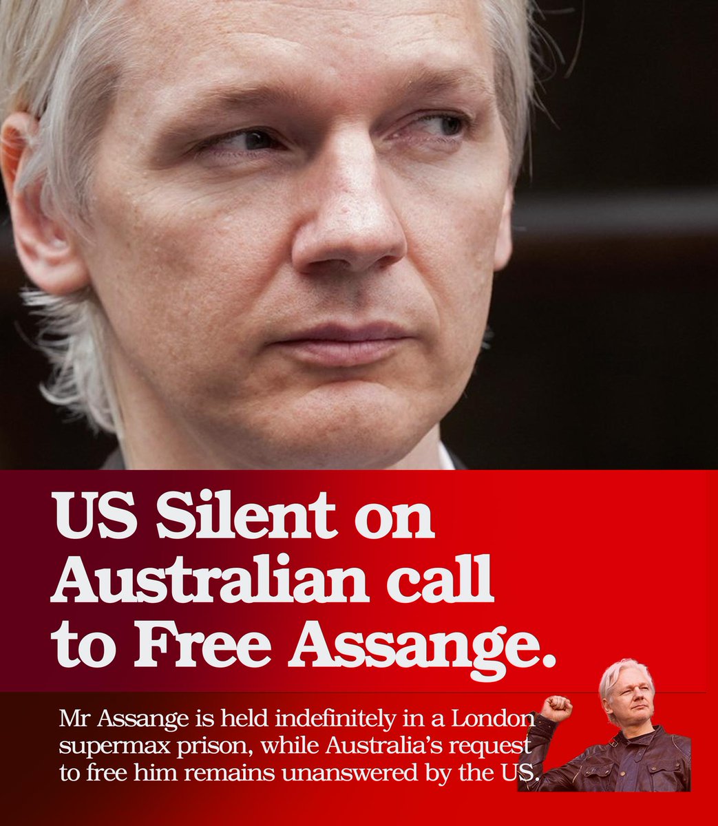 The Australian call to release Mr Assange and end the US persecution remains unanswered. Mr Assange has been held in supermax prison solitary confinement conditions for 5 years. Humanitarian agencies, World Media Organisations & World Governments have condemned the US witch-hunt.