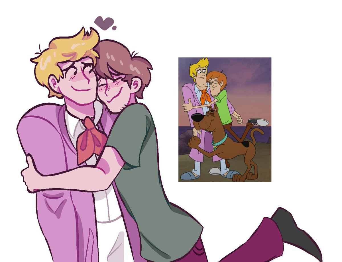 hankatun0921's tweet photo. scooby doo yaoi goes hard i fear (2020 art) https://t.co/LErMlCMq9n
