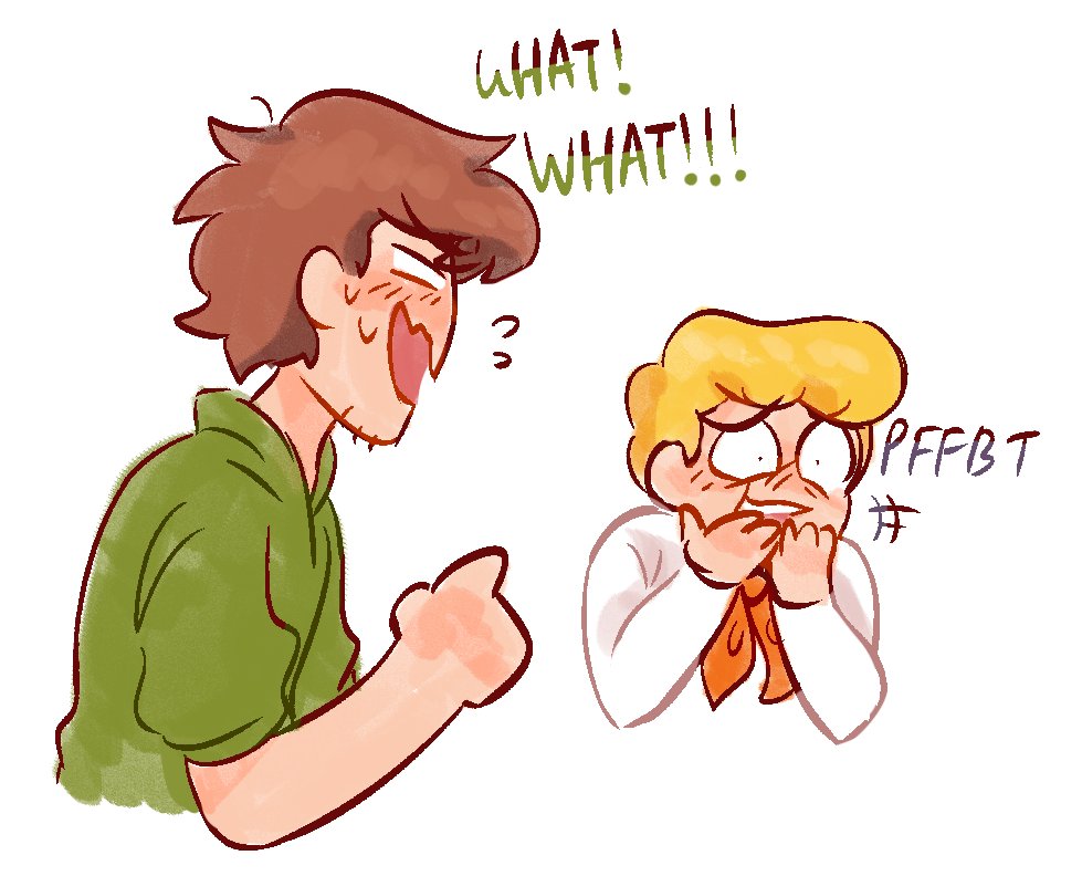 hankatun0921's tweet photo. scooby doo yaoi goes hard i fear (2020 art) https://t.co/LErMlCMq9n