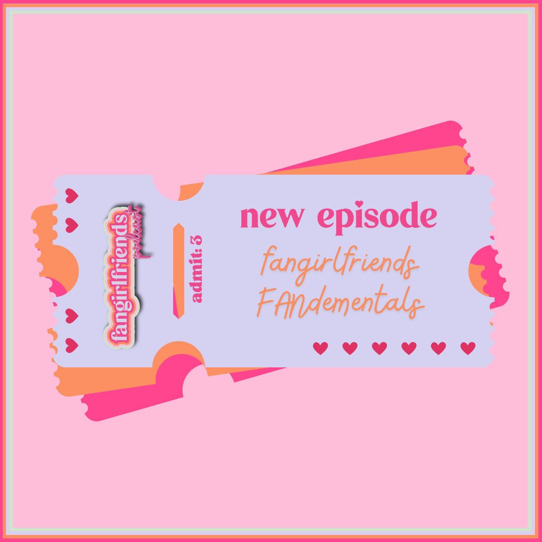 so you wanna be a fangirl? learn the FANdamentals (according to us) 

episode 3 out now fangirls!!!

#fangirlfriendspodcast #fangirlfriends #newpodcast