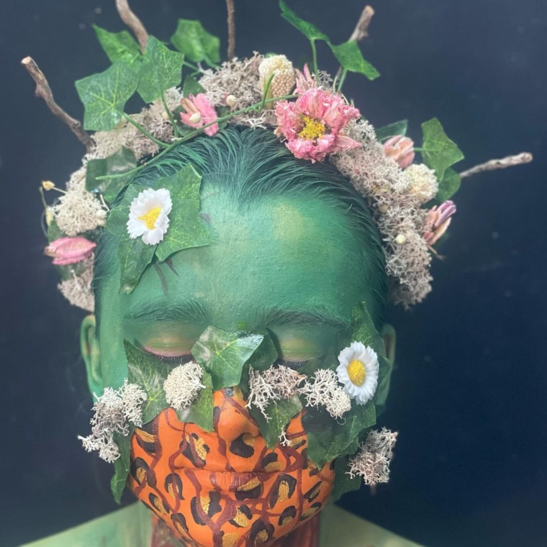 @makeup_by_sersh Nature inspired body art &amp; hair for her mock 2 exam !🌳
lcbt.co.uk