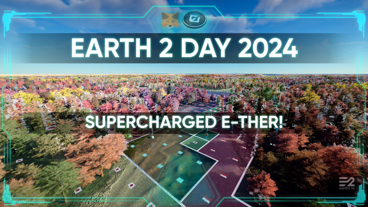 𝗦𝘂𝗽𝗲𝗿𝗰𝗵𝗮𝗿𝗴𝗲𝗱 𝗘-𝘁𝗵𝗲𝗿 𝗳𝗼𝗿 𝗘𝗮𝗿𝘁𝗵 2 𝗗𝗮𝘆!

Welcome to #Earth2Day 2024! This year we see another supercharge event in addition to an exciting step in preparation for the #Essence launch!

Check out the article below to learn more:
earth2.io/news/earth2day…