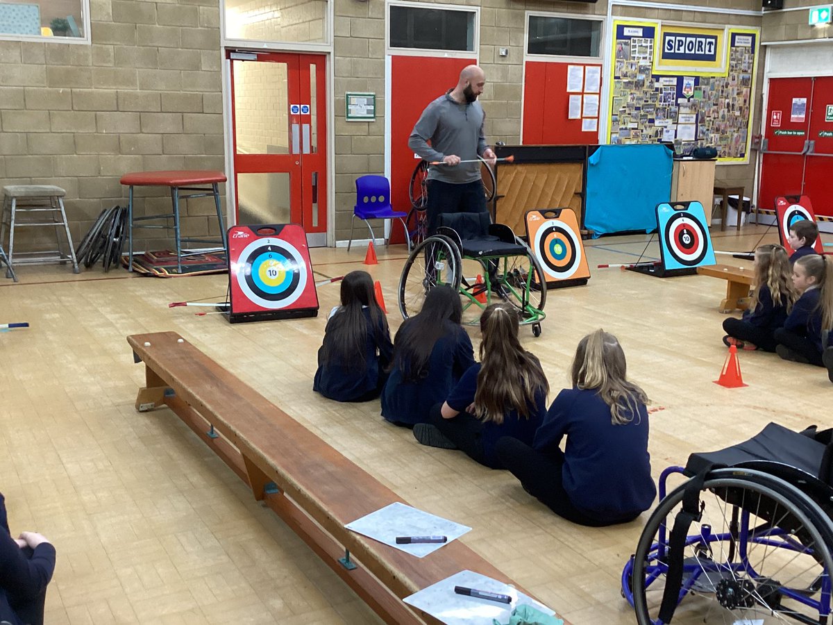 Y5 are ready for wheelchair archery!