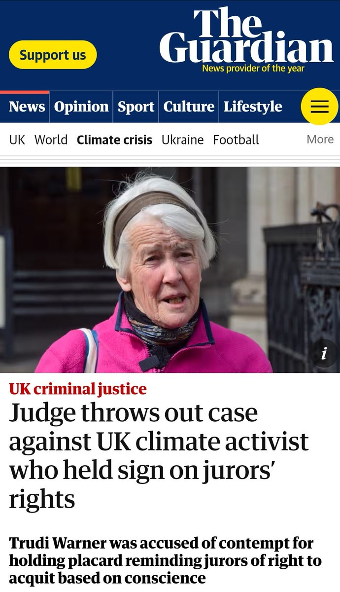 Good news for Trudi and common sense. Publicy funded lawyers mischaracterising evidence yet again theguardian.com/environment/20…