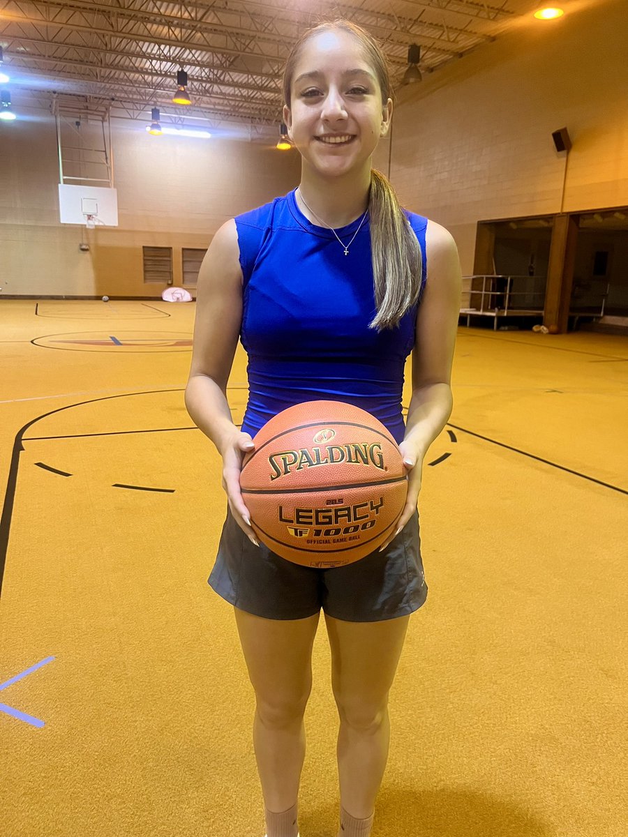 K_Mac_05's tweet photo. I love the smell of new basketballs! Early  morning workout today to test out the new @Spalding Legacy 1000! ❤️
#5AMCLUB https://t.co/RsanZ36Gio