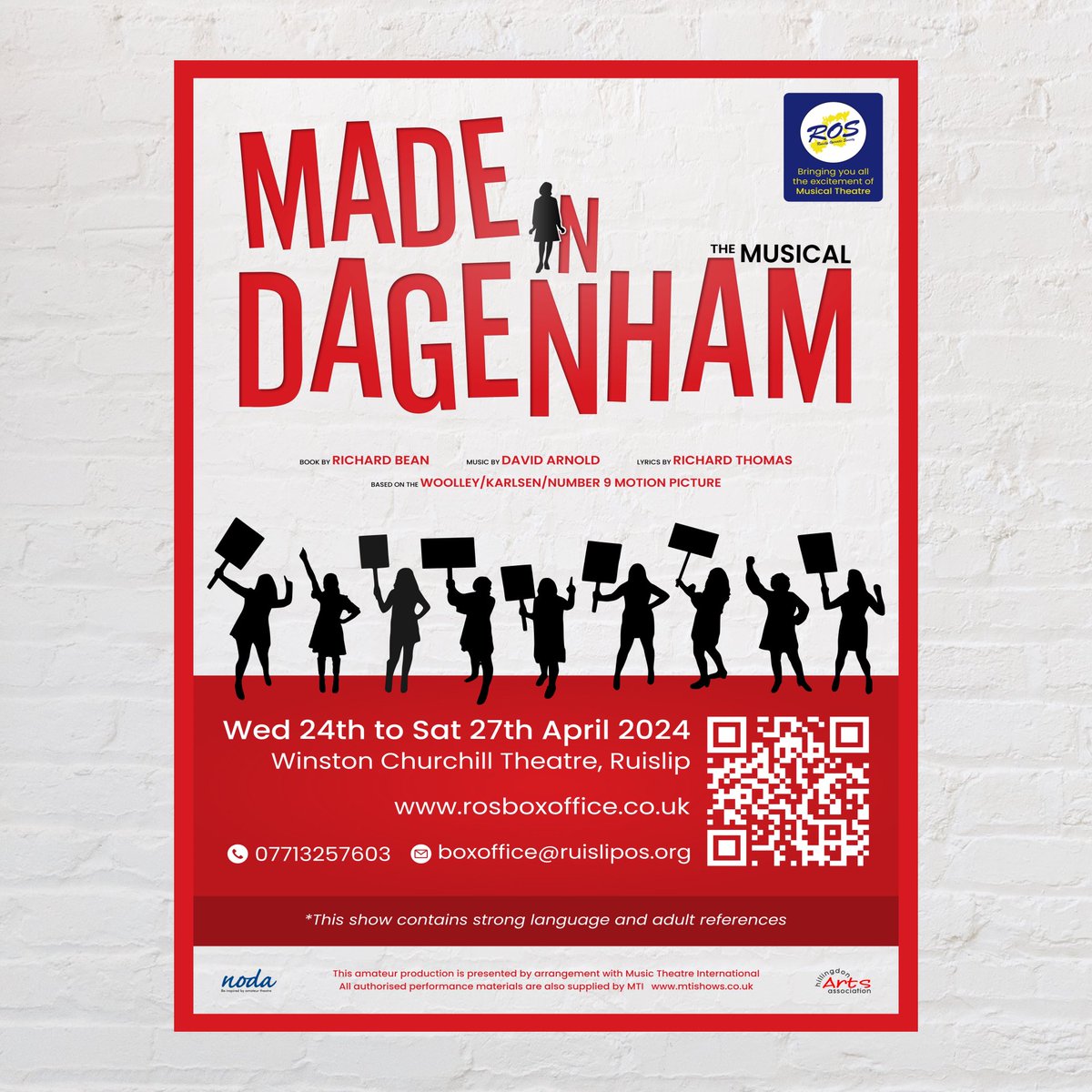 martyajackson's tweet photo. So excited to be playing Eddie O’Grady this week in Made In Dagenham the Musical at the Winston Churchill Theatre (Ruislip, London). He’s a real loveable idiot - I get to do both emotional acting and run around the stage like a bumbling idiot. I even do a sexy crawl, yep. 🤣 https://t.co/7XDgyHqi12