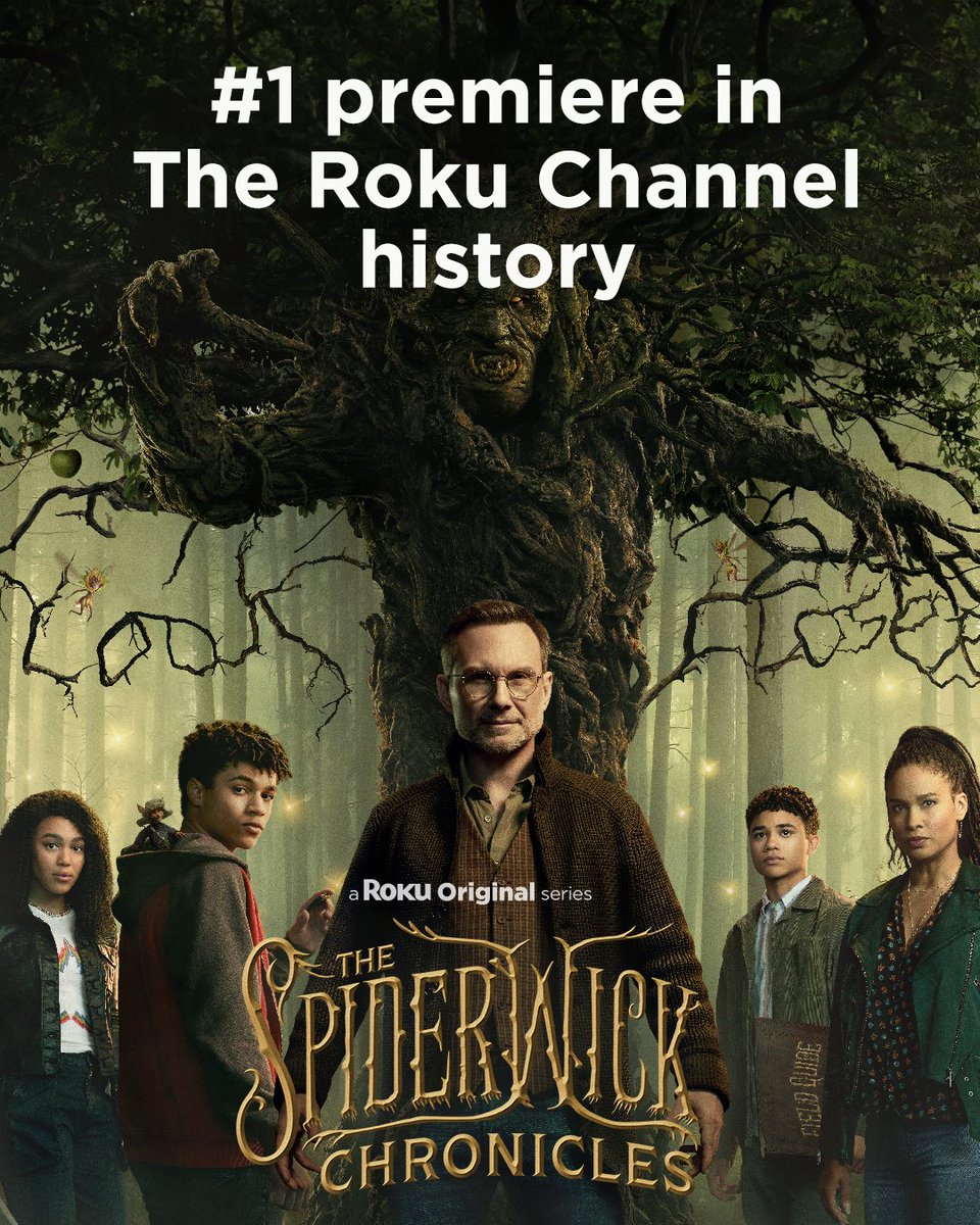 Magic is real. 🧚✨ #TheSpiderwickChronicles had the most-watched debut of any on-demand title ever on The Roku Channel!