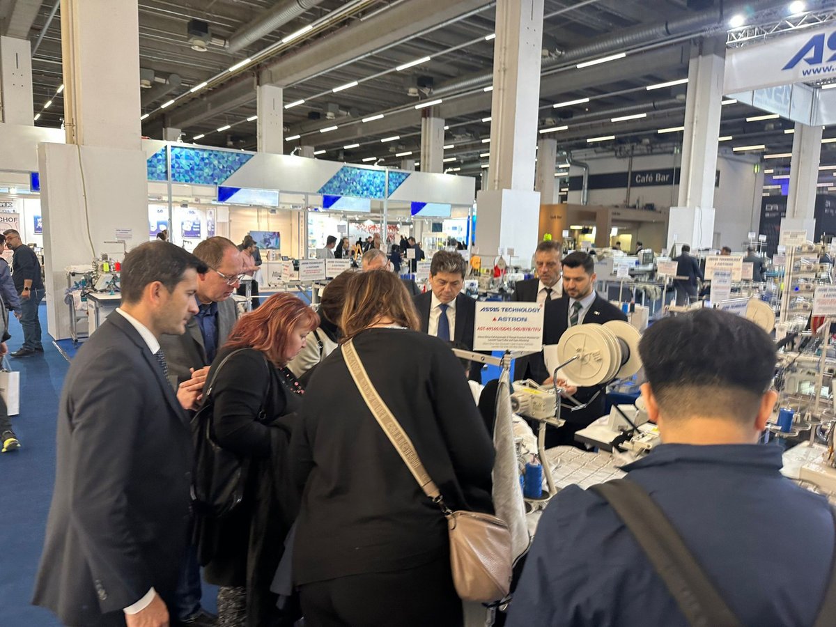 AstasTechnology's tweet image. We hope to see you at our ASTAS TECHNOLOGY stand where we exhibit our new generation technologies and innovative solutions.
Hall 9.00 – Stand B55

#texprocess #astastechnology #fairs #messefrankfurt #sewingtechnologies