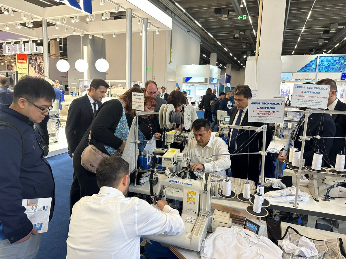 AstasTechnology's tweet image. We hope to see you at our ASTAS TECHNOLOGY stand where we exhibit our new generation technologies and innovative solutions.
Hall 9.00 – Stand B55

#texprocess #astastechnology #fairs #messefrankfurt #sewingtechnologies