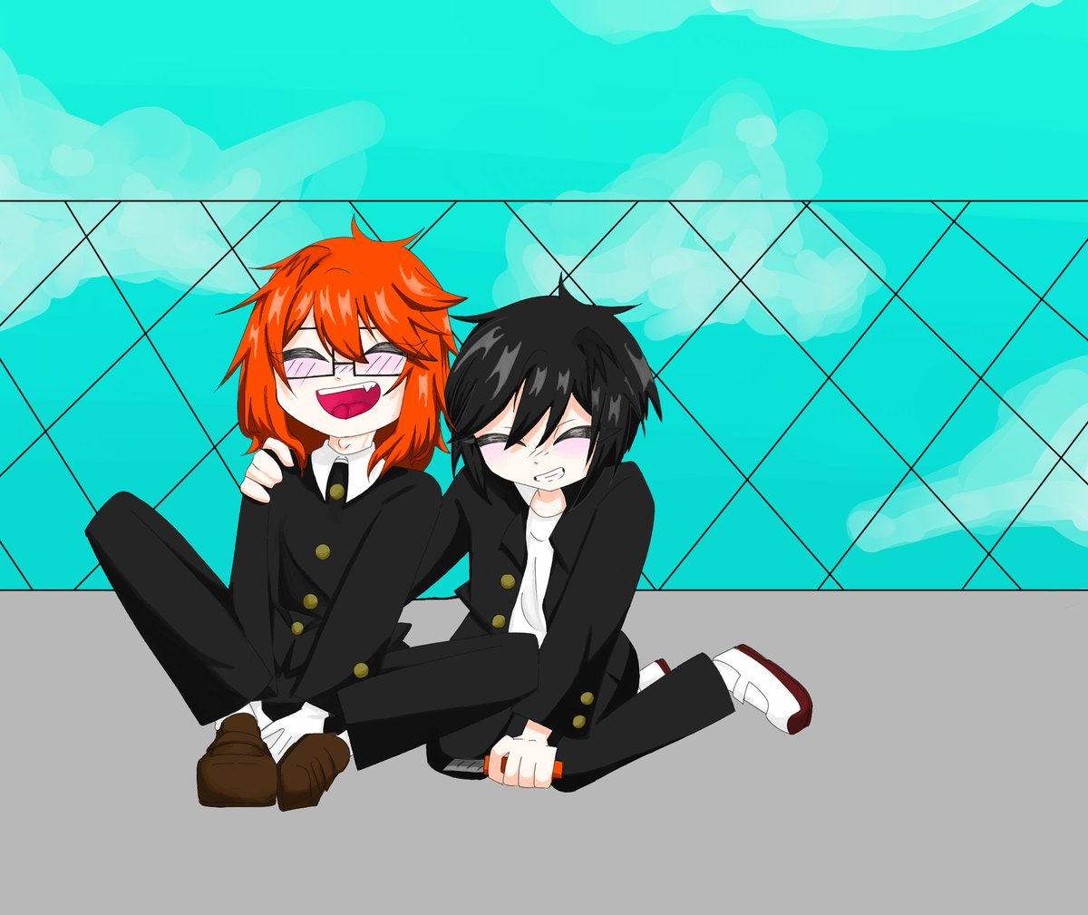 syake0421's tweet photo. 最近の絵こんな感じです
更新。 https://t.co/JwNQE2NYno