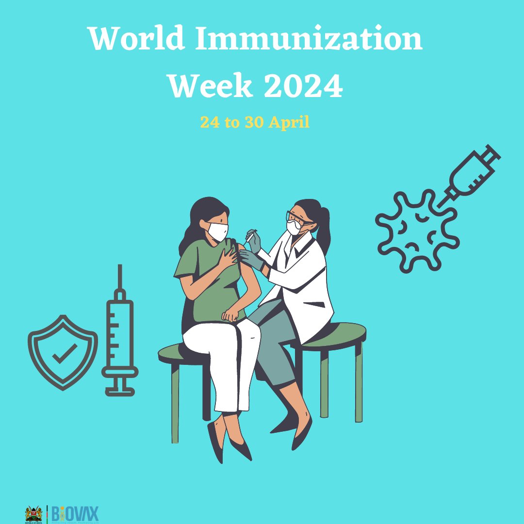 Let's celebrate World Immunization Week by acknowledging the remarkable power of vaccines in protecting our health and communities. Each vaccination represents a shield against diseases, a step towards a healthier, safer world. #VaccinesforAll #WorldImmunizationWeek 🌍💉