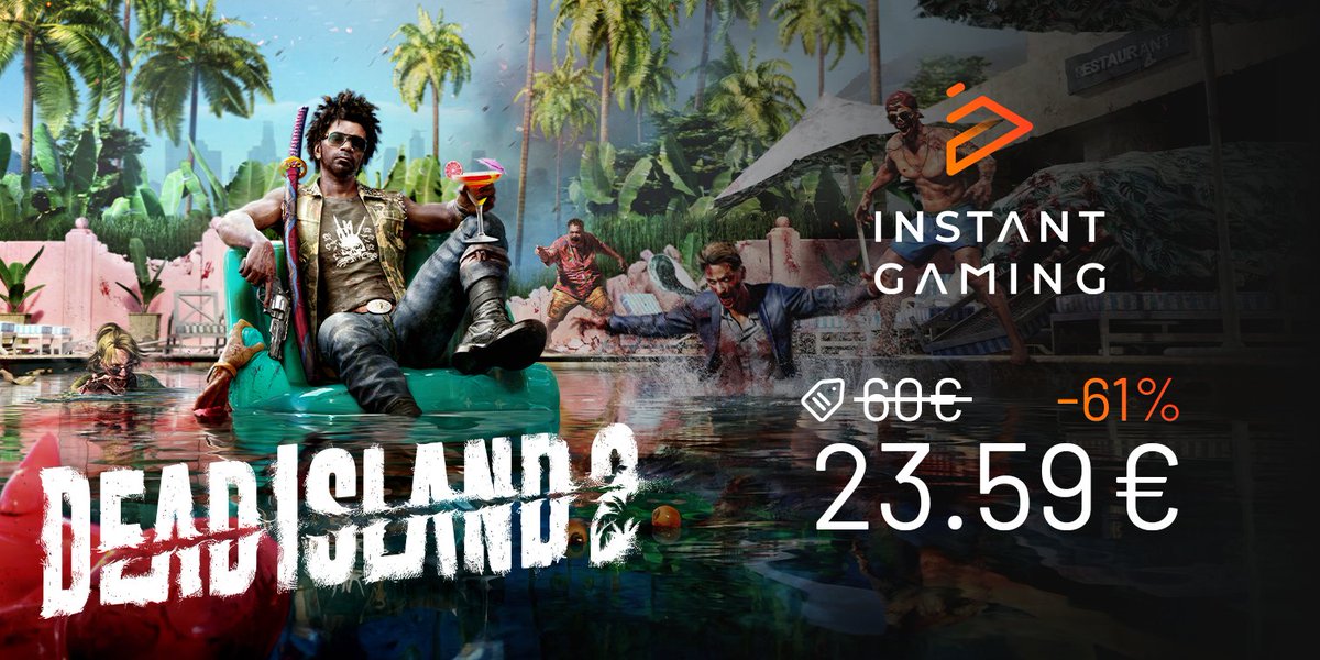 🧟YA ESTÁ EN STEAM🧟

Llega #DeadIsland2 para Steam y en InstantGaming se celebra con tremendo descuentazo.

¡A darle caña a los zombis!

➡️instant-gaming.com/es/398-comprar…