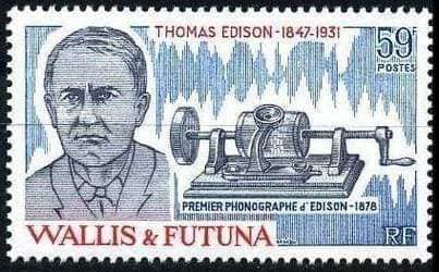 📅 23 avril 1896 : Edison fait son cinéma #cinéma #edison #ThomasEdison #Philatimbre
📌 Timbre : Thomas Edison 1847-1931 - YT n° 275 - Wallis & Futuna