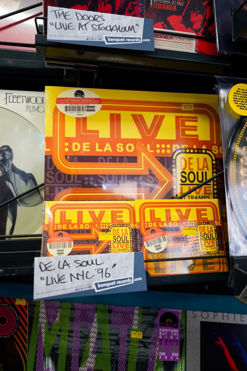 STILL IN STOCK
De La Soul - Live at Tramps, NYC, 1996
banquetrecords.com/de-la-soul/liv…