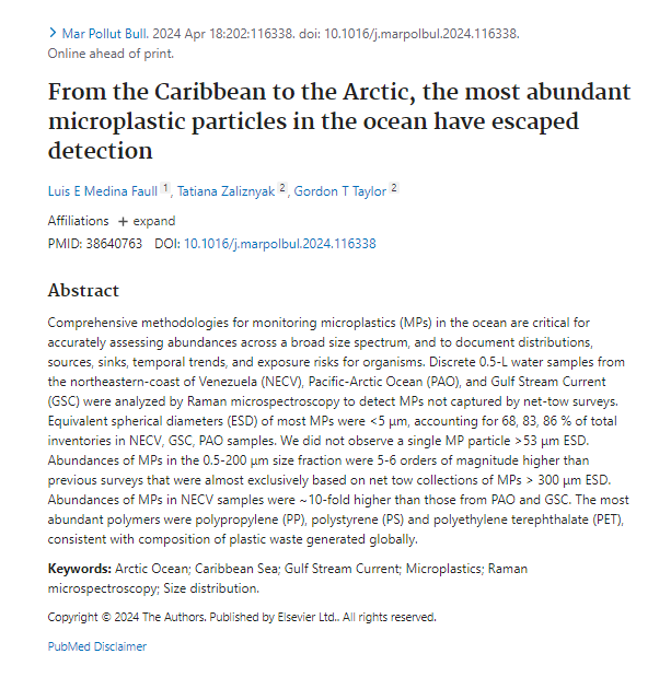 One thing that's becoming abundantly clear is that many early microplastic studies provide what can only be described as an optimistic assessment of the extent of microplastic pollution. In large part, this is because detection and measurement methods were fairly primitive by