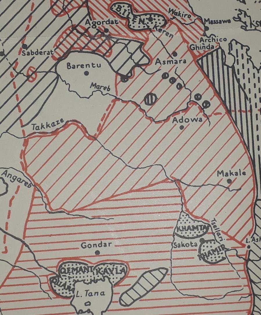 Map of Semitic & Cushitic languages. Tigrigna´s border near #AngarebRiver (Bryan 1948). The south sides of Tekeze appear to be Tigrigna eternity. People displaced are #IDPS in Tigray & #Refugees in Sudan. Do not play the game of ``contested`` ne..ne..ne..! @USEmbassyAddis